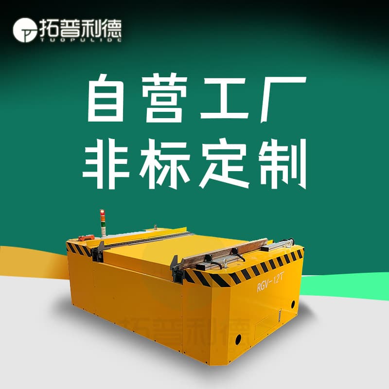 Automated Warehouse Material Distribution Pallet Transport RGV Intelligent Transport Vehicle High-temperature Resistant Cable Power Supply Rail Flat Car