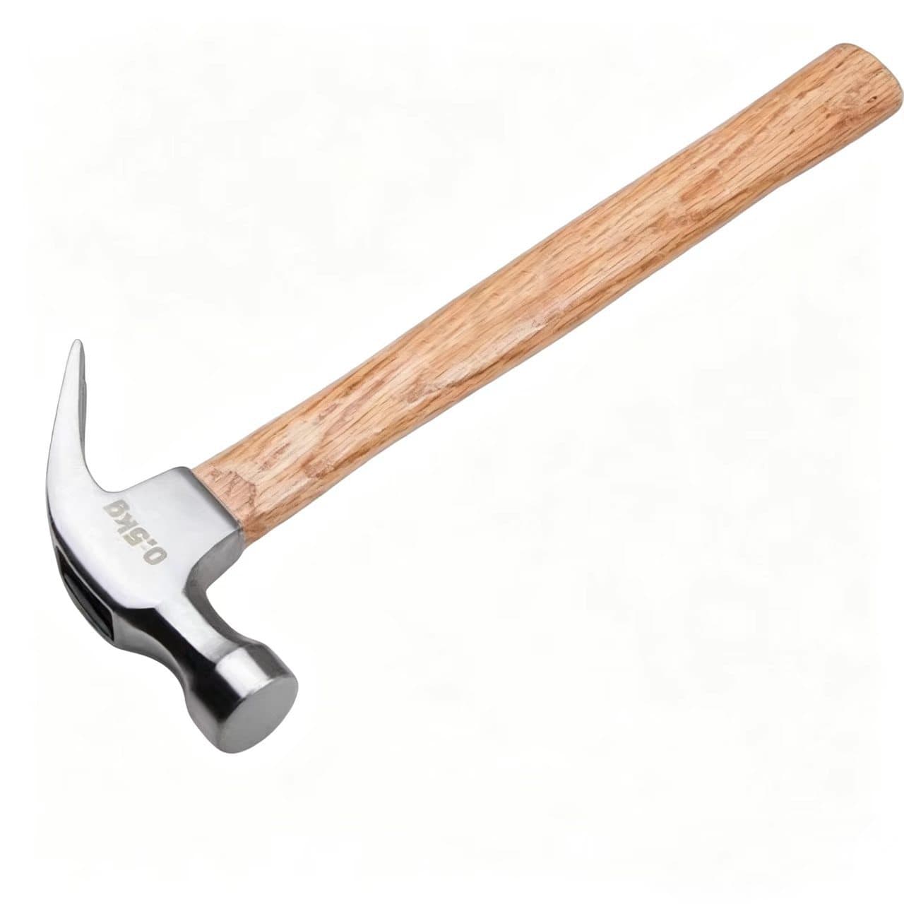 Wooden handle claw hammer household multifunctional nail hammer strong and durable high carbon steel hammer head manual hammering tool