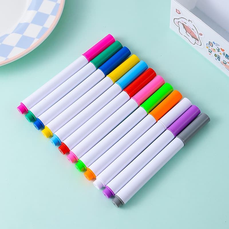 LED Light Board Pen Eco-Friendly Dust-Free Liquid Chalk Colorful Fluorescent Acrylic Board Glass Blackboard Erasable Colored Pen