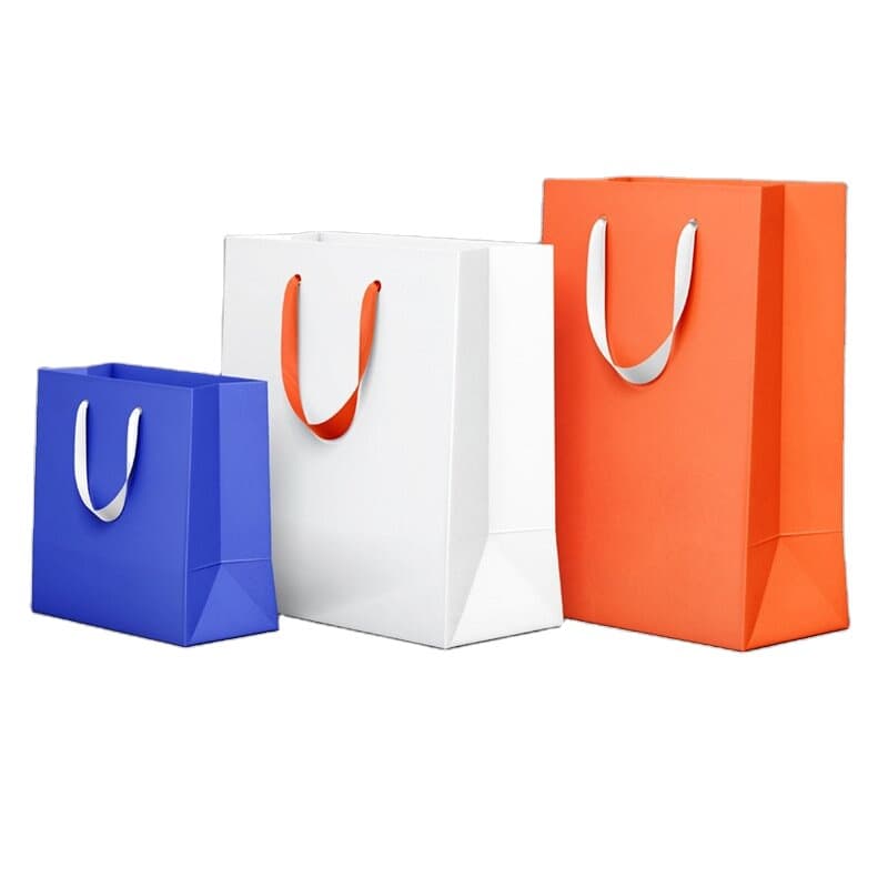 Paper bag customization luxury shopping printing own LOGO retail colorful holiday floral gifts paper design gifts