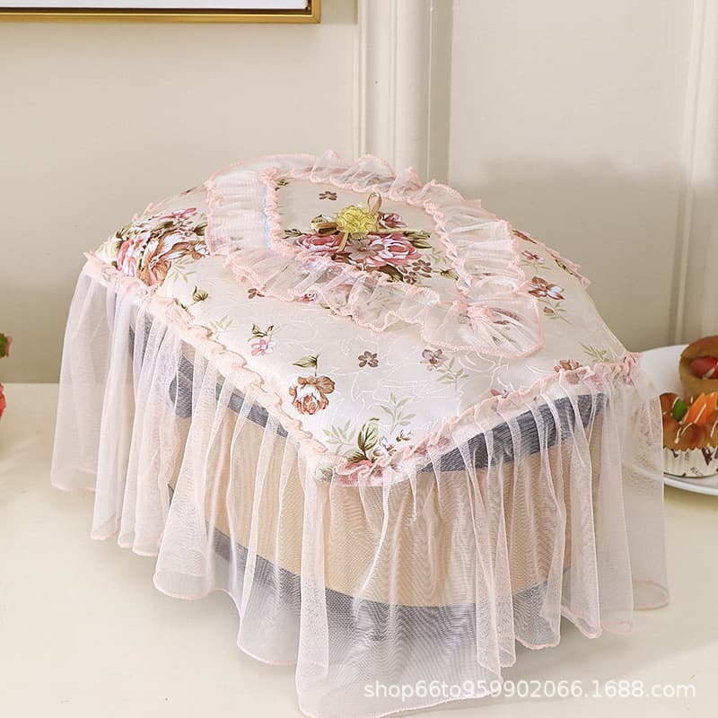 Electric pressure cooker dust cover pastoral lace multi-purpose cover rice cooker multi-purpose fabric cover rice cooker cover wholesale