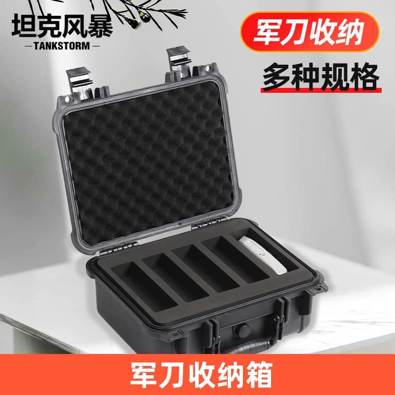 EVA Knife Storage Case, Large Damascus Survival Folding Knife, Swiss Butterfly Knife Short Tool Box