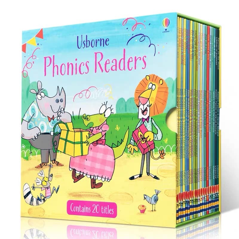 Click-to-read version of English picture books Phonics Readers natural phonics 20 volumes of enlightenment early education story books