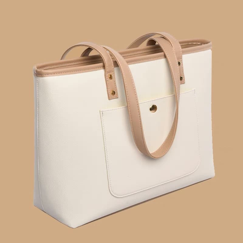 Cross-border Tote Computer Bag Shoulder Lady Briefcase 13/14/15.6 Inch Large Capacity Laptop Bag Shockproof