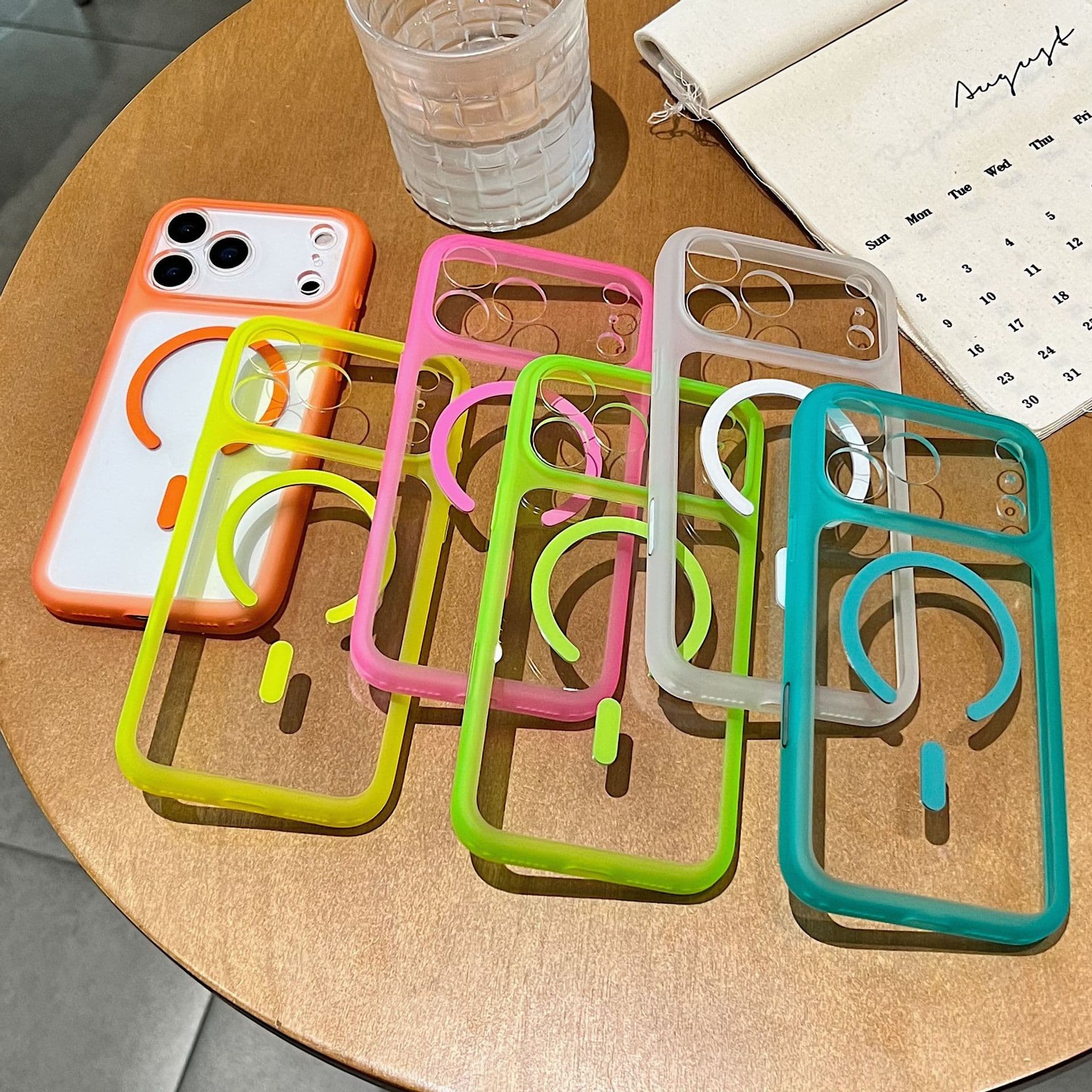 European and American Dopamine Candy Color Cross-Border Compatible Magnetic Phone Case for Apple iPhone 17 Pro Max 16 Protective Cover