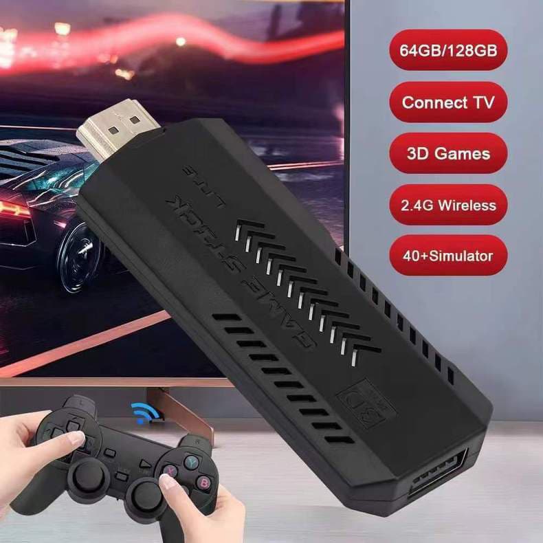 x2 Home Game Console HDMI HD PS Arcade 4K Game Box Dual Wireless Controller TV Game Console