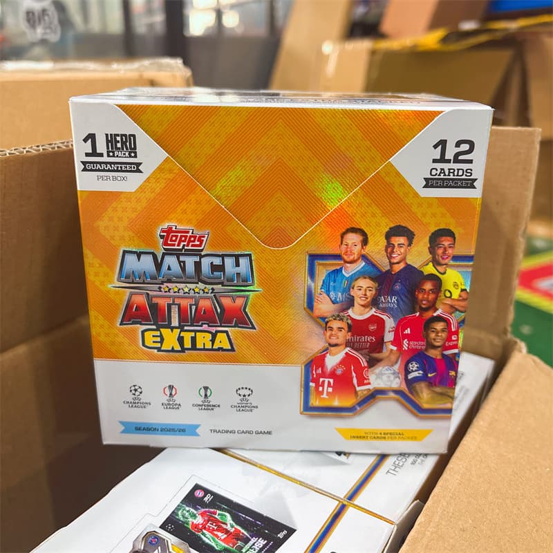 Genuinely authorized 2025-26Topps Match Attax Extra UCL Champions League football supplement pack card