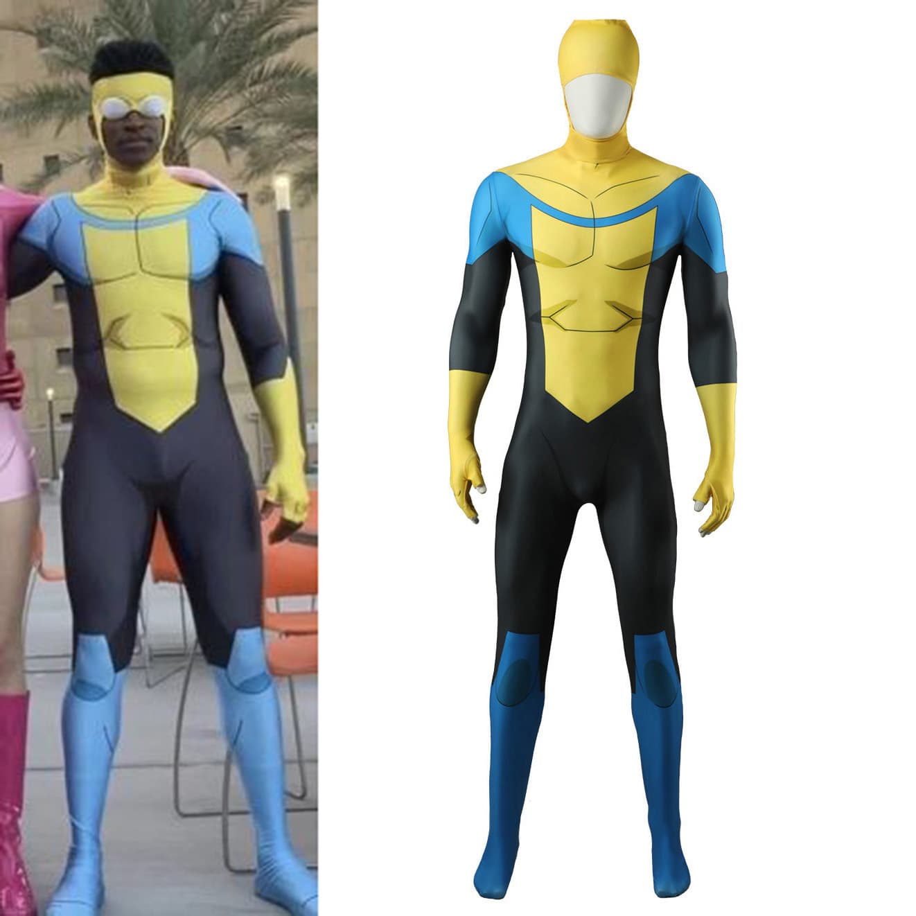 Invincible Season 3 Invincible Blue Halloween Cosplay Costume Performance Outfit