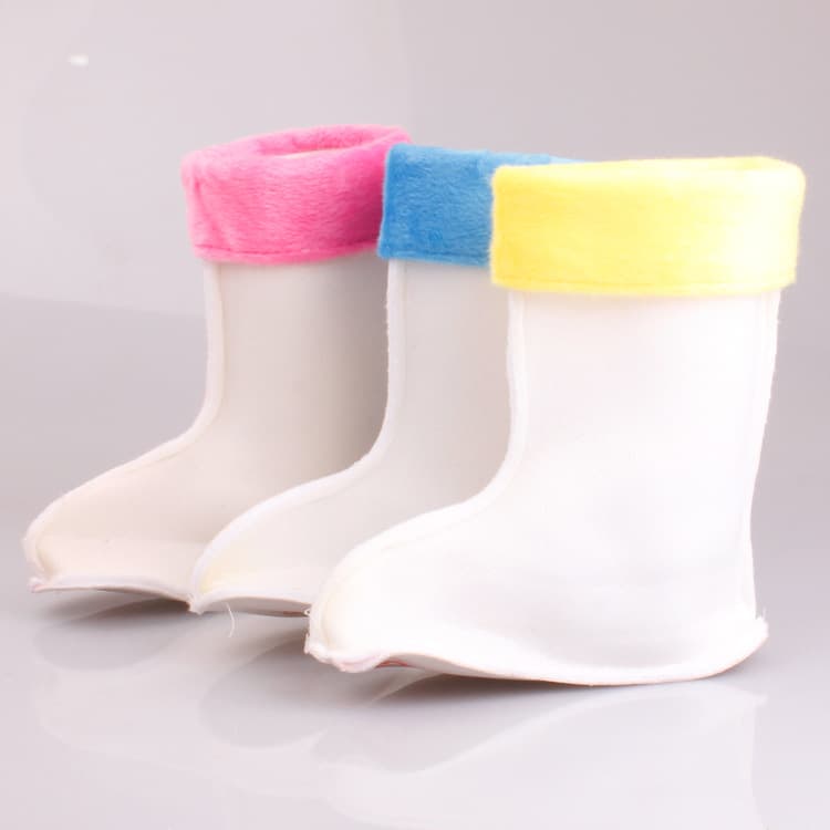 Children's Rain Boots with Cotton Lining for Winter Warmth, Inner Fur or Leather Trim, Wholesale and Retail Anti-slip Styles