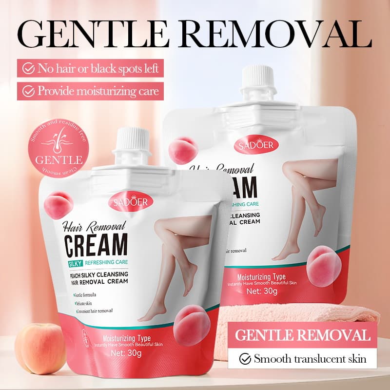 Cross-border Ready Stock Peach Hair Removal Cream - Shangduo Smooth for Underarms and Legs, Clear and Clean, Factory Direct Sales