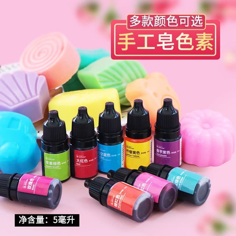 DIY Handmade Soap Water-Soluble Pigment Additive Raw Material Homemade Coloring Dye Colorant