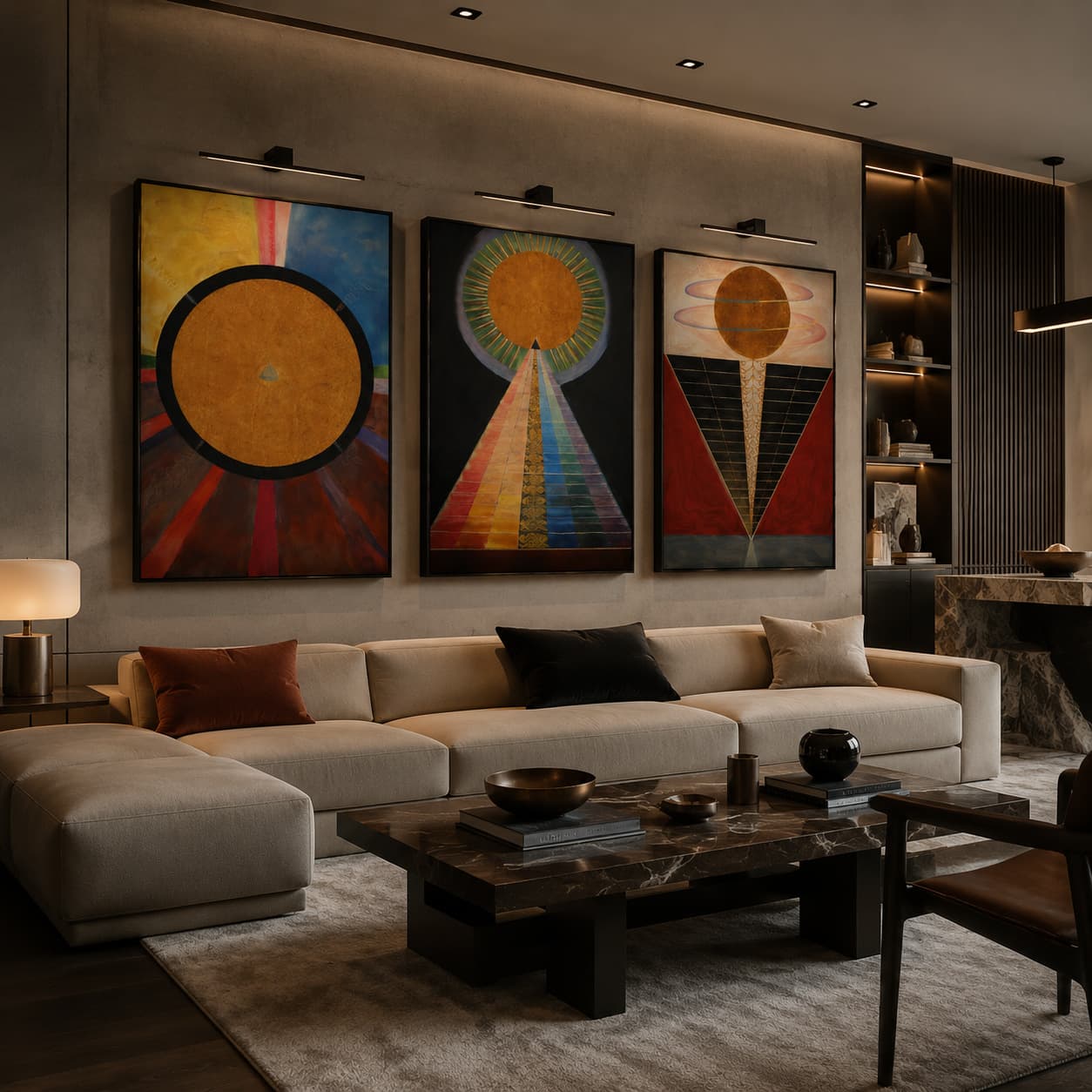 Factory Direct Hot Selling Abstract Retro Plant Modern Home Decorative Canvas Art Print for Bedroom Living Room Wall Hanging