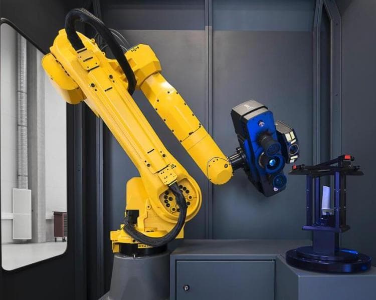 ZEISS GOM ATOS 5 for Airfoil 3D scanning, efficient cross-section detection of minute details.
