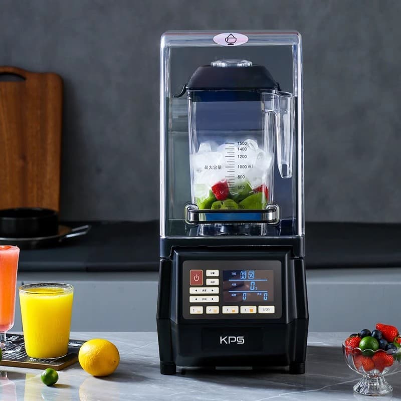 Qihe KS-10000 Smoothie Machine Juicing Shaved Ice Milk Tea Shop Silent Cover Broken Smoothie Machine Commercial Juice Machine