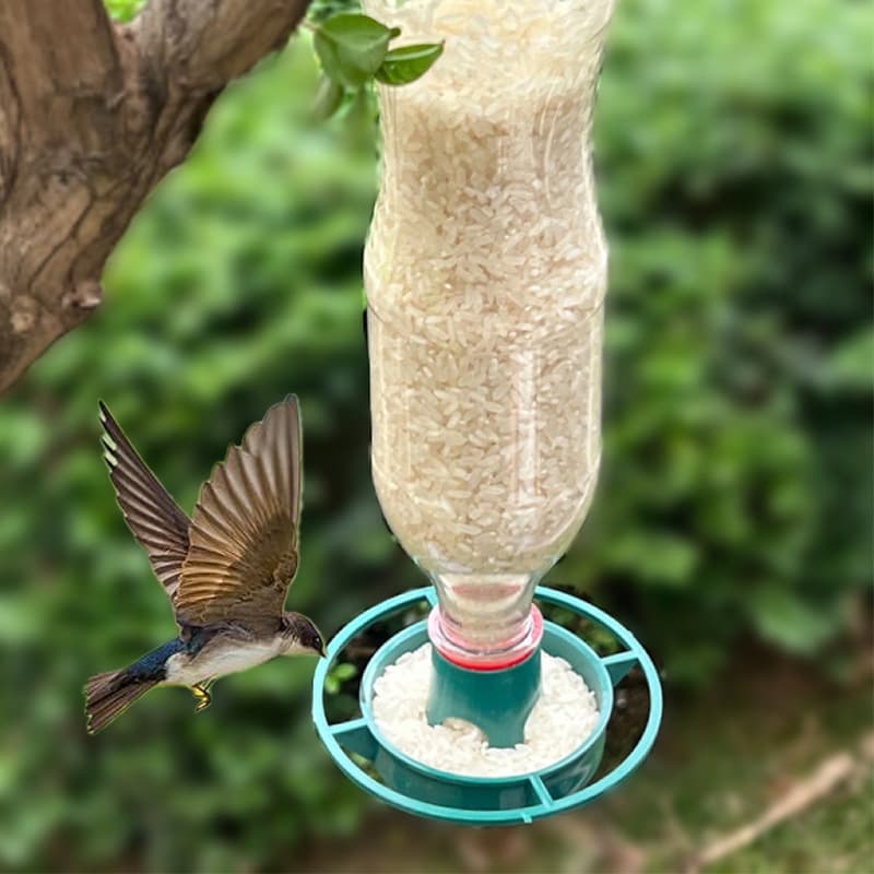 Cross-border Outdoor Garden Bottle Top Bird Feeder Hanging Wild Bird Feeder for Cola Bottles