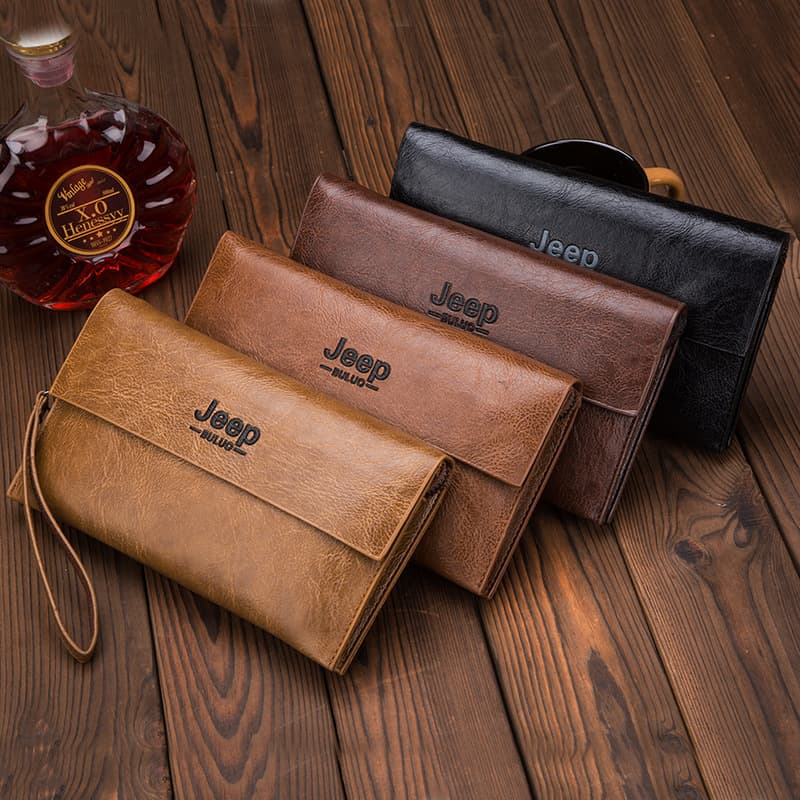 Wallet Long Men's European and American Business Large-Capacity Clutch Bag Youth Fashion Versatile Wallet Mobile Phone Clutch Bag
