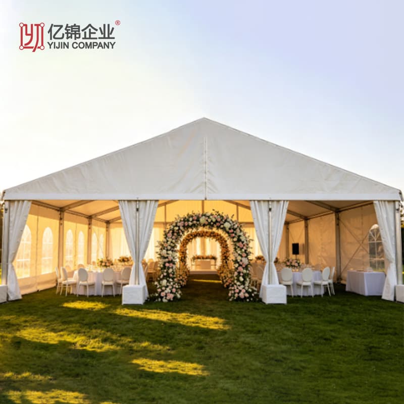 Factory gable roof wedding wedding party banquet event tent room outdoor large event temporary tent