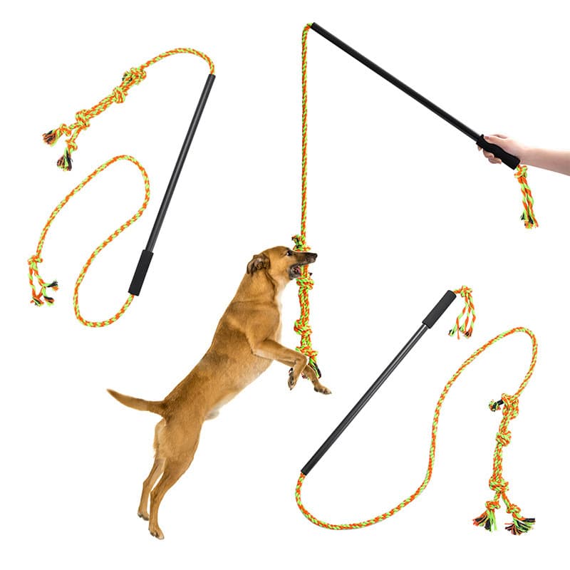 Dog Training Tool, Malinois Temptation Stick, Dog Provocation Rod, Dog Teaser Stick, Malinois Training Supplies, Dog Rope Knot Toy
