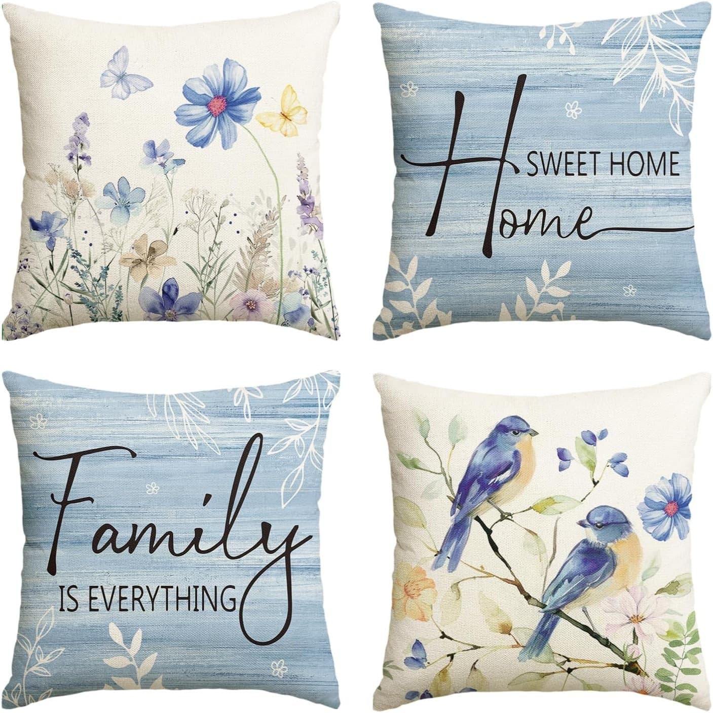 Amazon Cross-Border Hot Selling Spring Flower Petal Pillow Cover for Sofa Living Room Cushion Cover Pillowcase Home New