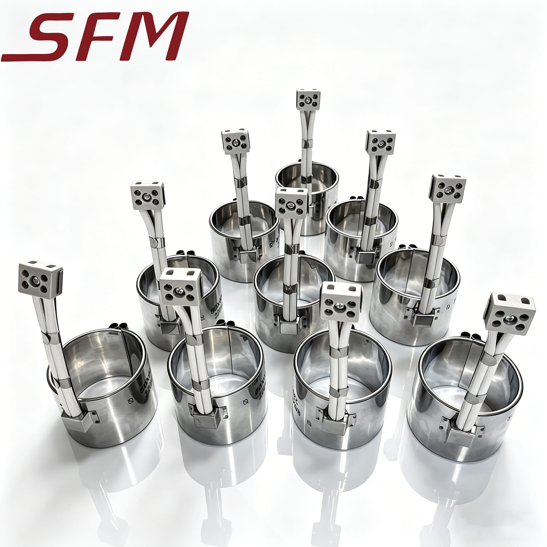 220V Mica Heating Band Stainless Steel Heating Band Fast Heating Screw Nozzle Heating Band Injection Molding Machine Heating Band