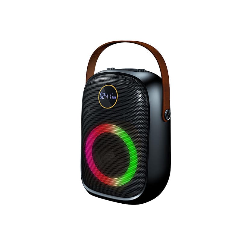 TWS heavy bass portable bluetooth speaker best-selling private model party speaker with rotating light