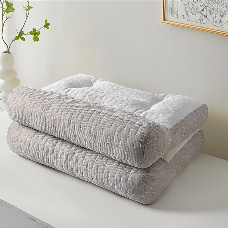 Orthopedic Recommended Reverse Curve Latex Traction Pillow for Cervical Spine Support and Sleep Aid, Drop Shipping Home Neck Protection Pillow Core