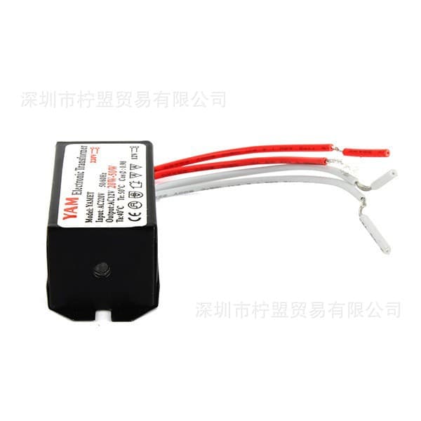 Electronic Transformer 12V Electronic Transformer G4 Crystal Light Electronic Transformer 20-50W Electronic Transformer