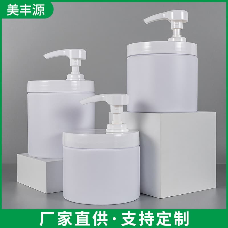 89 teeth 350/400/500ml wide mouth baked oil scrub cream jar PET hair mask jar ready for sale