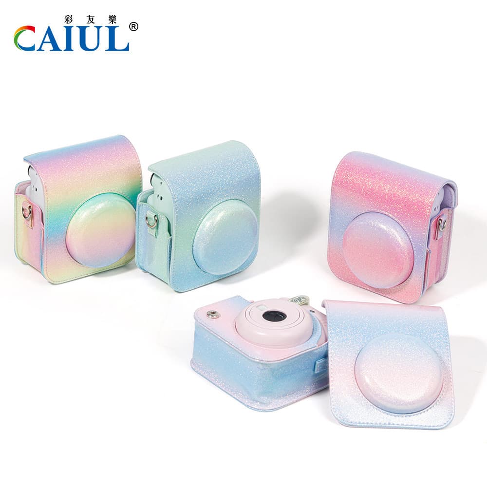 New Cross-Border Fashion Trend Colorful Starry Sky Camera Protective Case for Polaroid Mini12 Camera Bag