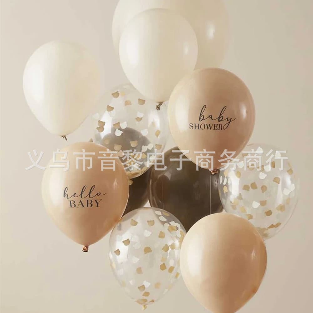 New Baby Gender Reveal Balloons Baby Shower Boy Girl Party Decorations Photo Props