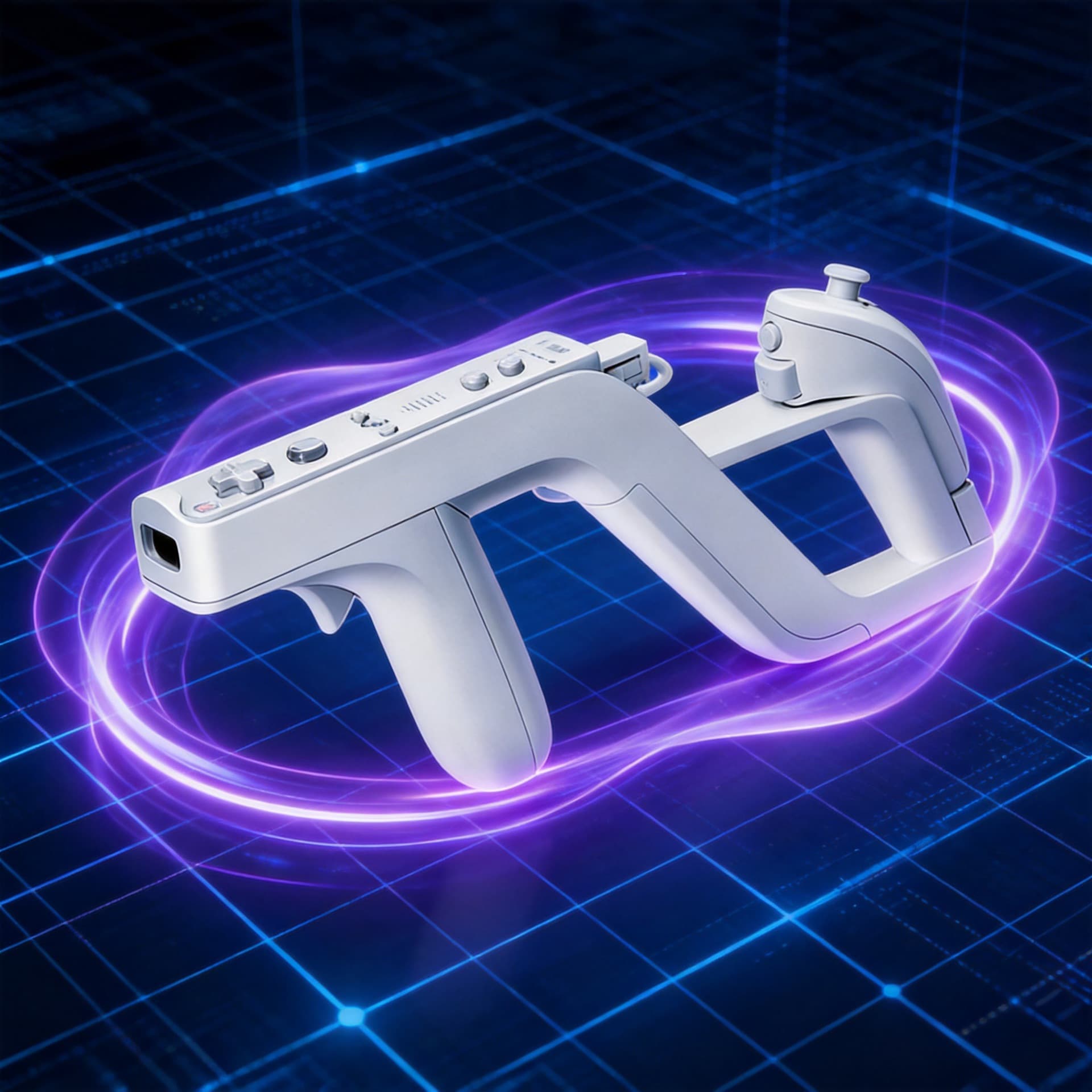 Nintendo Wii/WiiU Console Accessories Imitation Zapper Gun Stock Submachine Gun WII Biohazard Gun Stock Rapid Fire