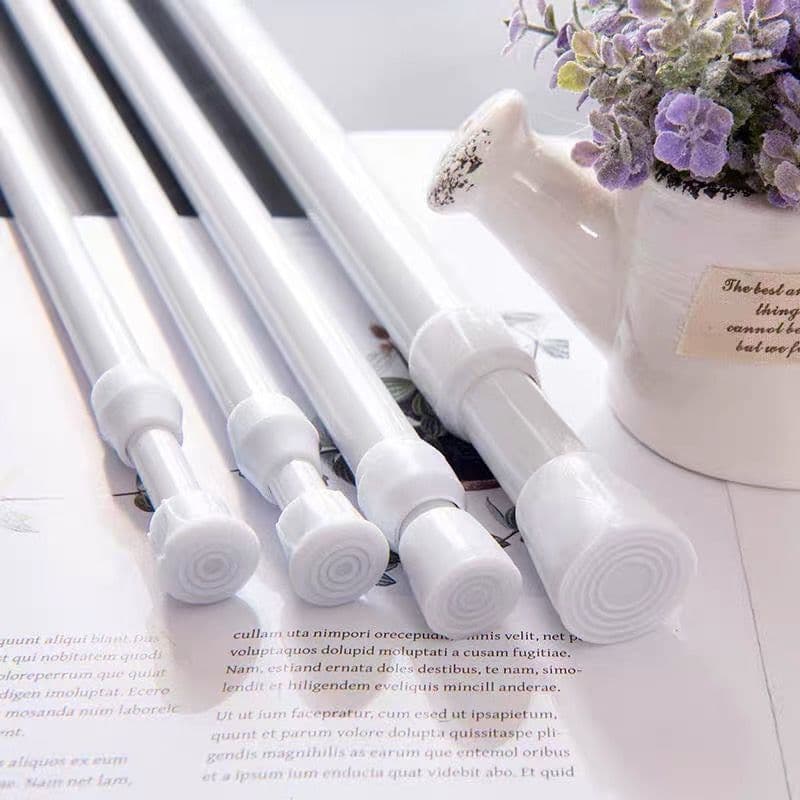No-drill telescopic rods for door curtains, window curtains, kitchen partitions, wardrobes, telescopic shower curtains, and clothes drying racks (wholesale)