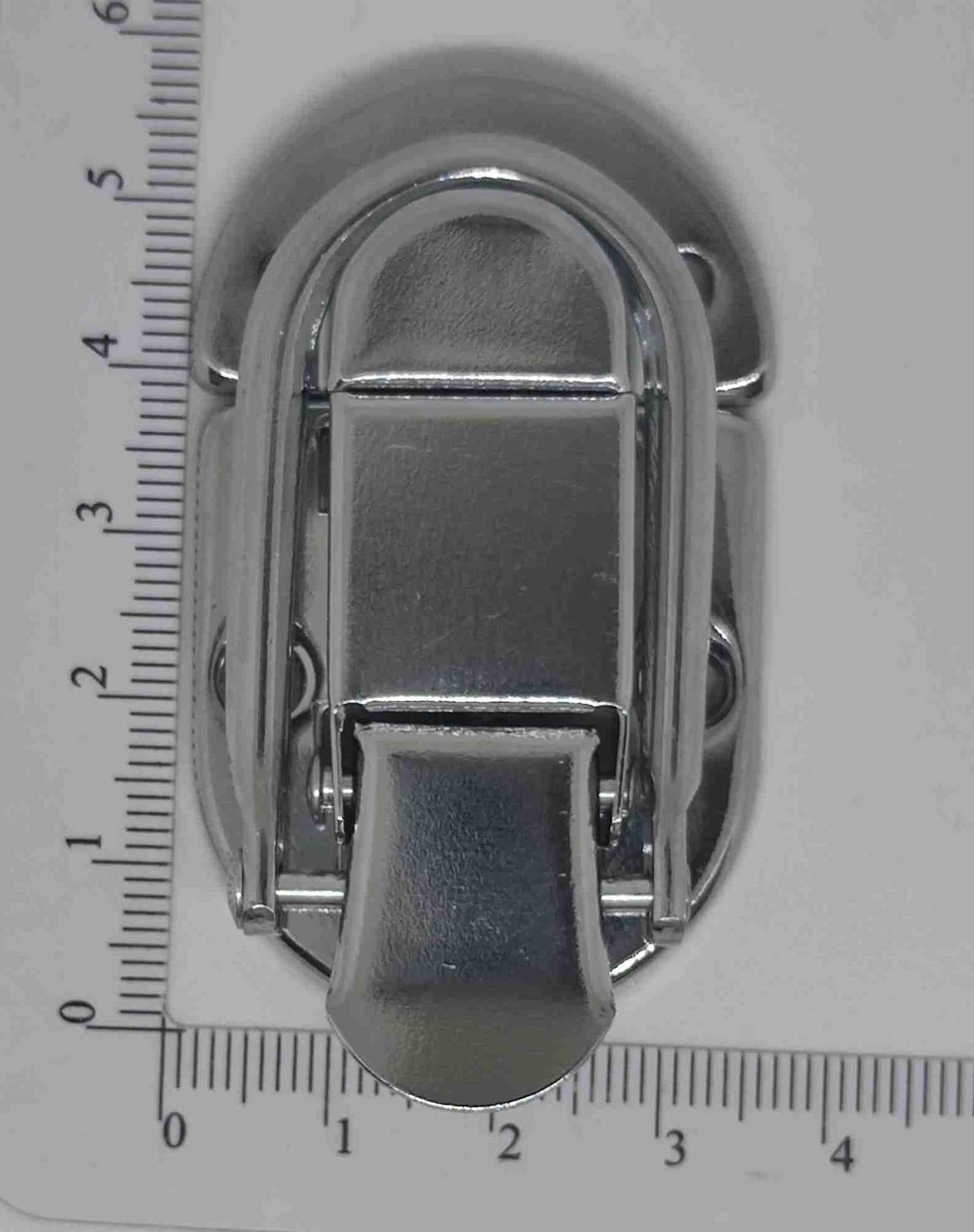 Aluminum Case Hardware Accessories Keyless Flat Bottom BBQ Lock Keyless Round Head Flat Bottom Side Lock Case Lock Latch