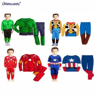 Kids Clothing Children's Wear Long-Sleeve Set Pajamas Underwear Thermal Boys Autumn Winter