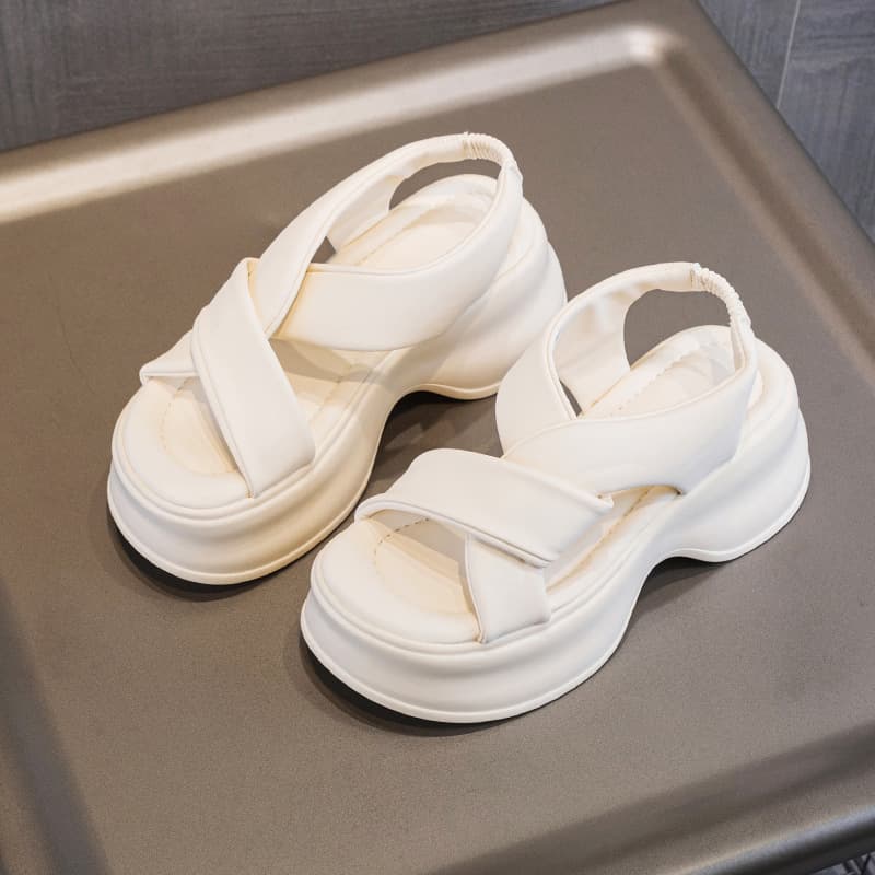 2026 Summer New Fashion Versatile Comfortable Height-Increasing Casual Sports Women's Shoes for Petite Women Thick-Soled Sandals