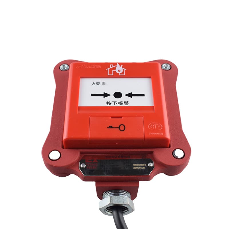 Explosion-proof Manual Fire Alarm Button JDSB DC24V Switch Signal Output, Suitable for Chemical Industries