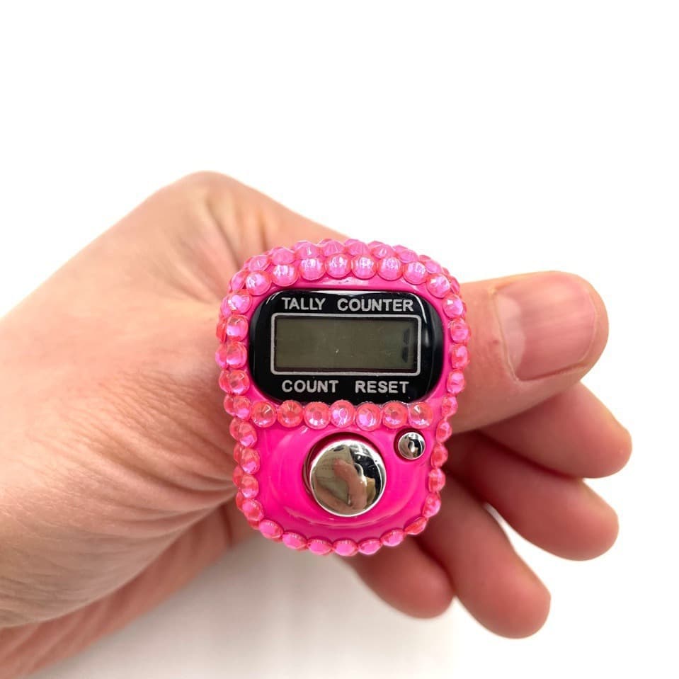 Diamond Pointing Finger Electronic Counter Wholesale, Shein Amazon Cross-Border Exclusive Handheld Digital Hot-Selling Digital