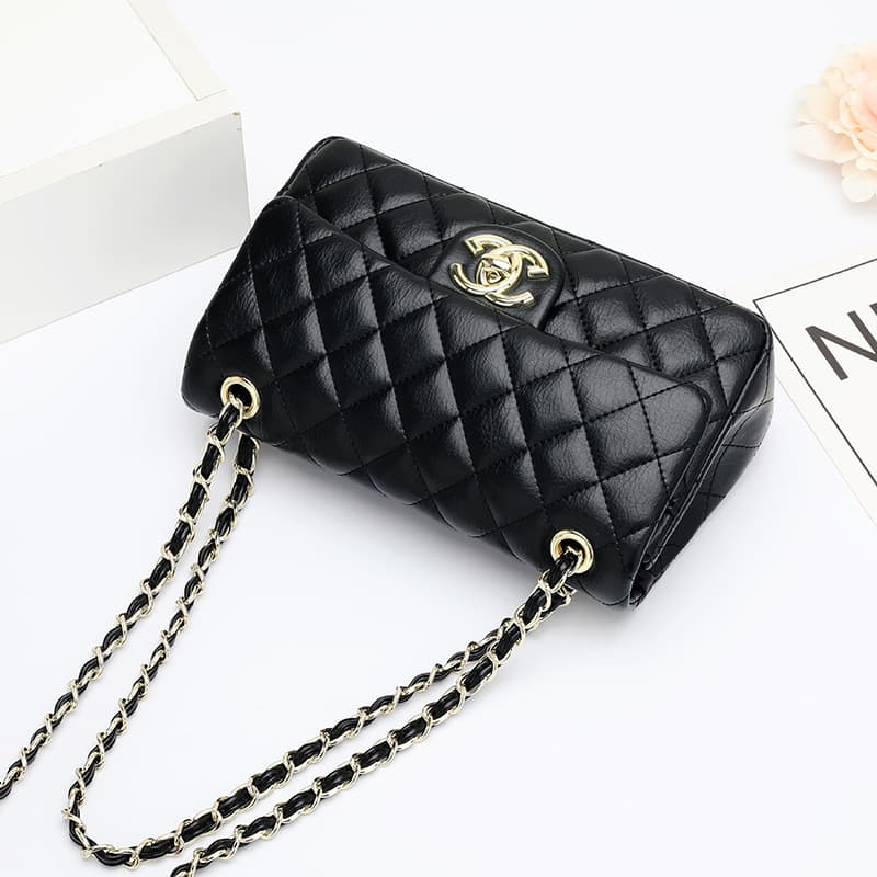 Chanel CF Classic Genuine Leather Crossbody Bag Fashionable Versatile Chanel Style Bag Premium Quality Texture Imported Women's Bag
