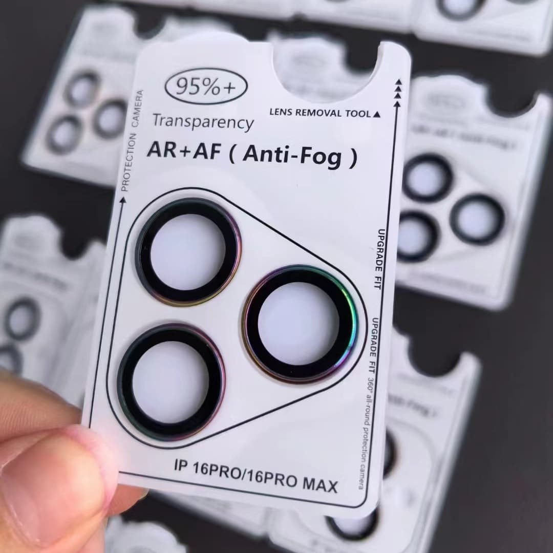Compatible with iPhone 17 Original Lens Film, iPhone 17 Pro Max 16 15 Protective Film AR Lens Film with Alignment Tool