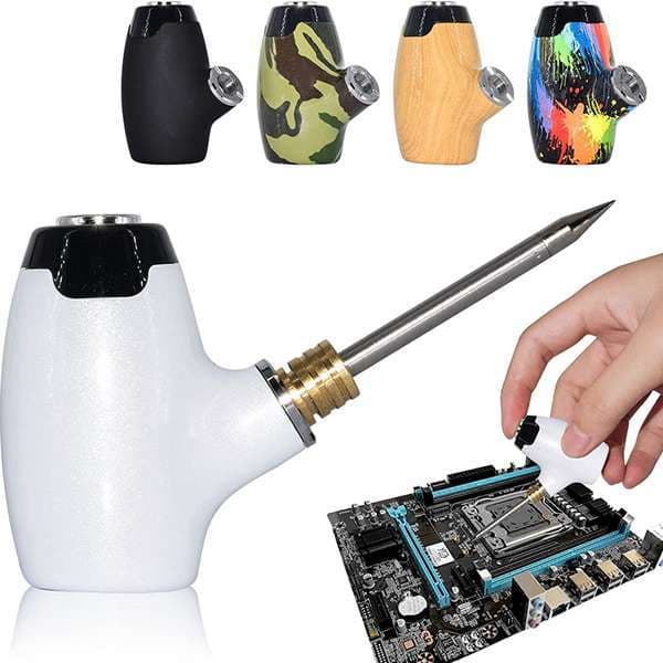 1 color: white material: metal soldering iron soldering tool, cordless soldering iron battery, USB available