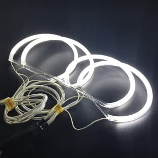 Cross-border Hot Seller 131mmx4 CCFL Angel Eyes White Light Ring for BMW E36 E39 E46 E38