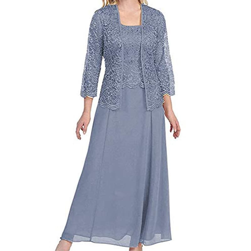 Cross-Border Foreign Trade Evening Dress 2026 New Lace Gown Elegant Party Tie-Up Style Evening Dress for Women