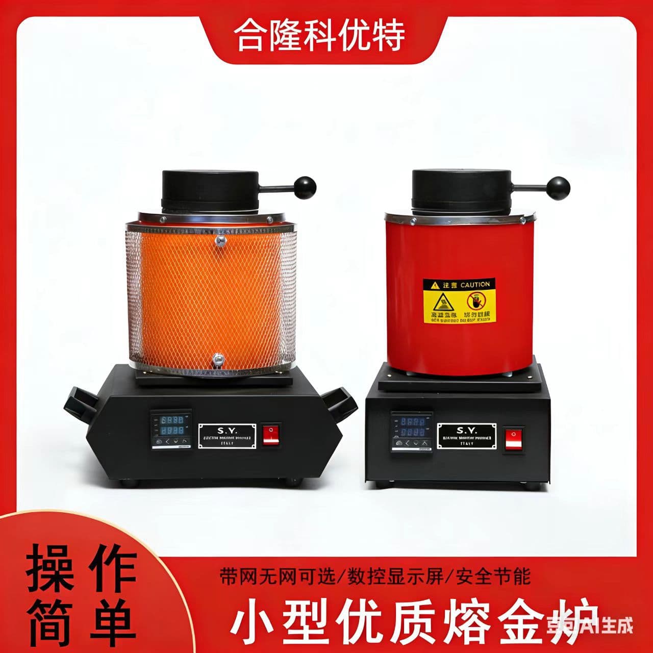 Small Gold Melting Furnace Electric Furnace Silver Melting Machine High Temperature Gold Melting Copper Aluminum Melting Silver Furnace Metal Melting Jewelry Tool Equipment