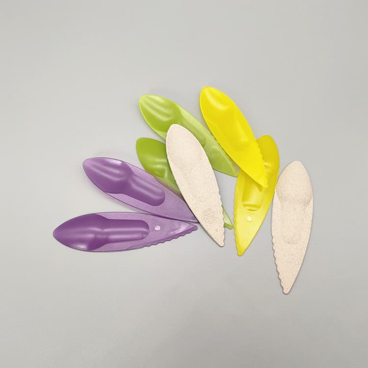 Kiwi spoon fruit knife spoon plastic biodegradable fruit spoon supermarket activity exportable