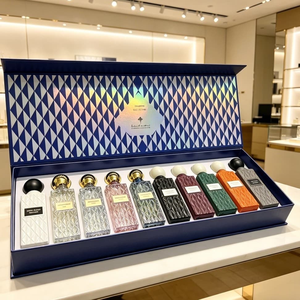 Ibraheem Al Qurashi ten-piece Arabian Dubai perfume high-end gift set in high-quality gift box