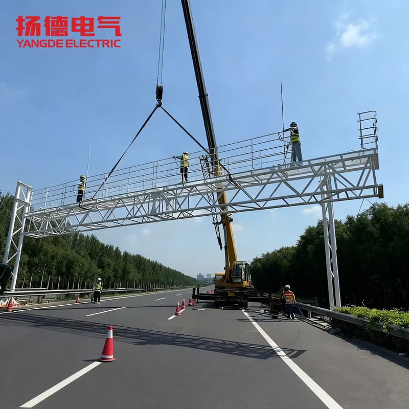 Highway Gantry LED Guidance Screen Gantry Sign Gantry ETC Gantry Culvert Height Limit Gantry