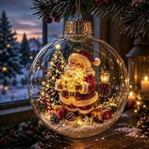 Glowing Christmas Story Ornament, Cross-border Decorative Figurine