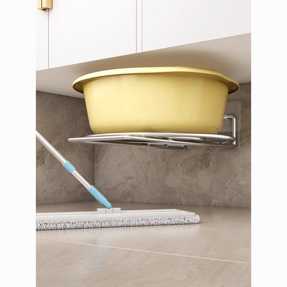 Modern Minimalist Wall-Mounted No-Drill Storage, Iron Material Durable