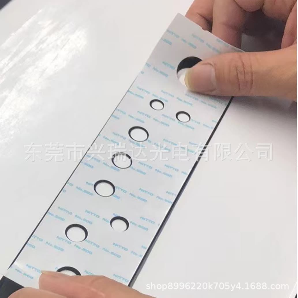 Qishi Acrylic Lens Panel Manufacturer CNC Electrical Button Control Panel PC Panel Silk Screen Panel Custom