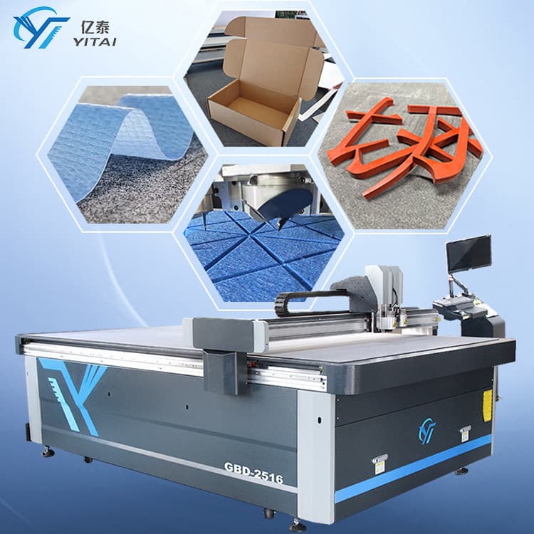 Rubber Gasket Cutting Machine, Composite Material Rubber and Silicone Seal Gasket Computer Prototyping Machine, Vibrating Knife Cutter